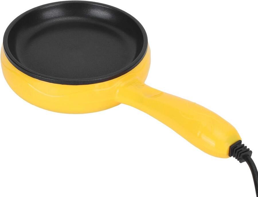 300 W Mini Koekenpan voor Pannenkoeken en Eieren Multifunctionele Niet-Plakkerige Bakpan met Houten Spatel