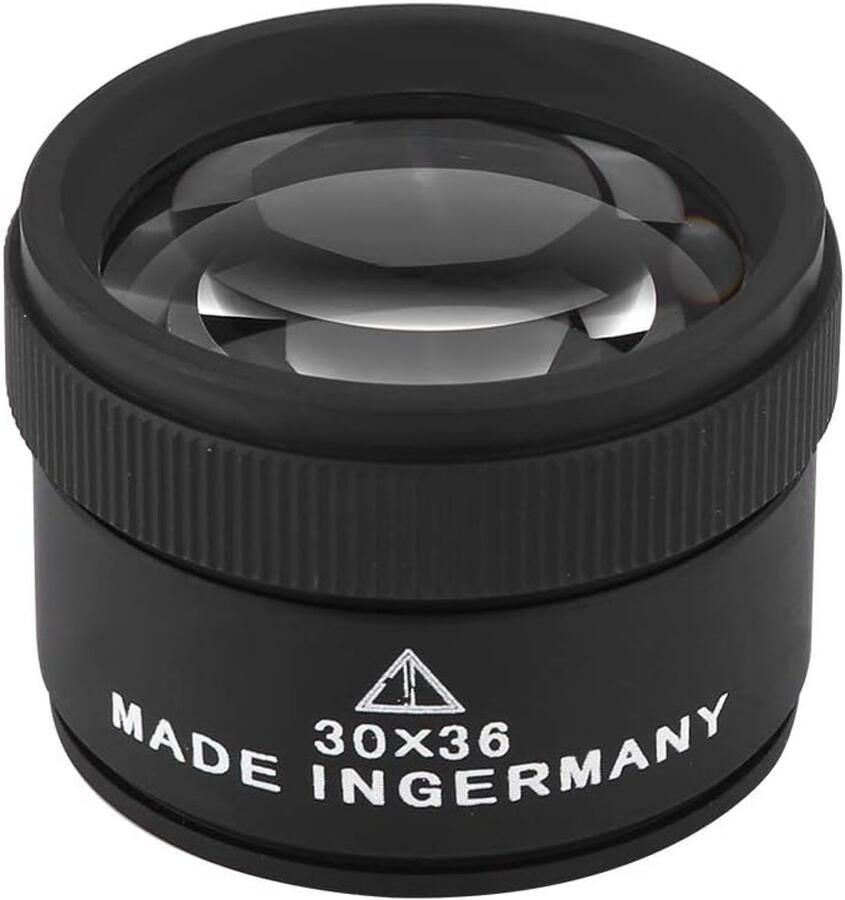 30x Juweliersloep professioneel vergrootglas voor sieraden munten stempels diamanten juwelier