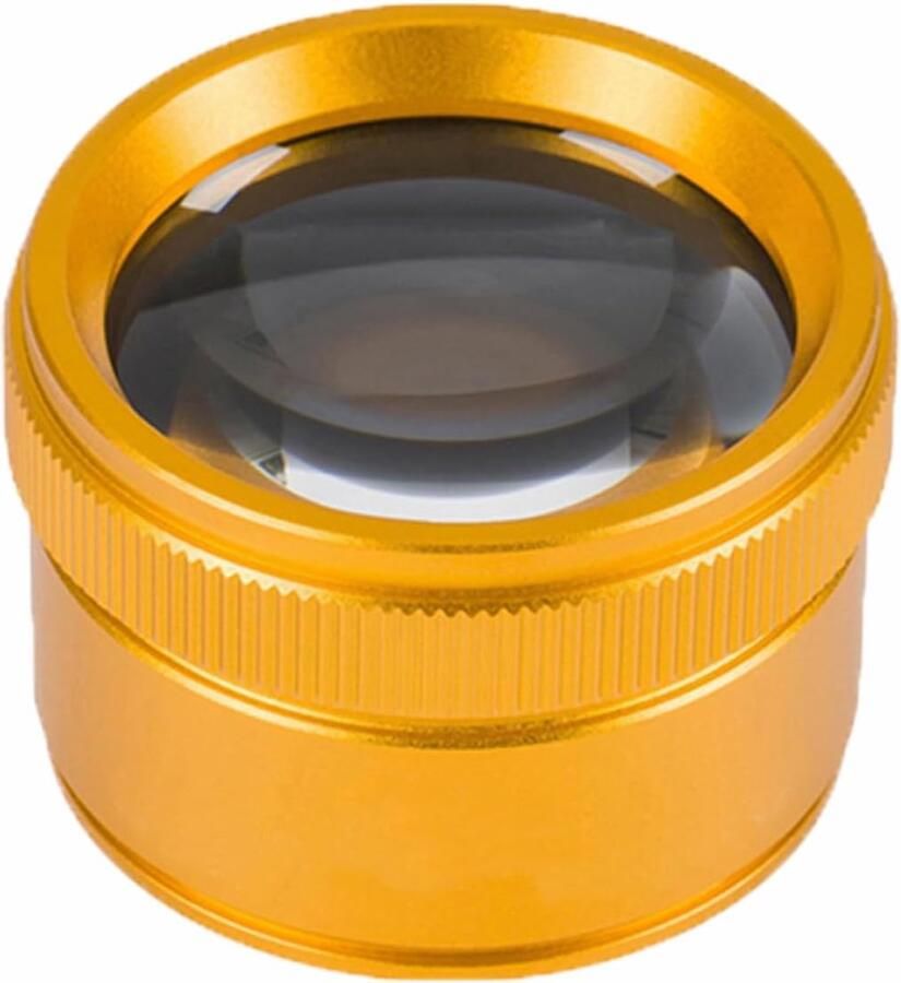 30X Loep Vergrootglas Goud Zak Vergrootglas Juweliers Loep Optiek Lens Loep Oog Vergrootglas voor Sieraden Valuta Stempels Edelstenen