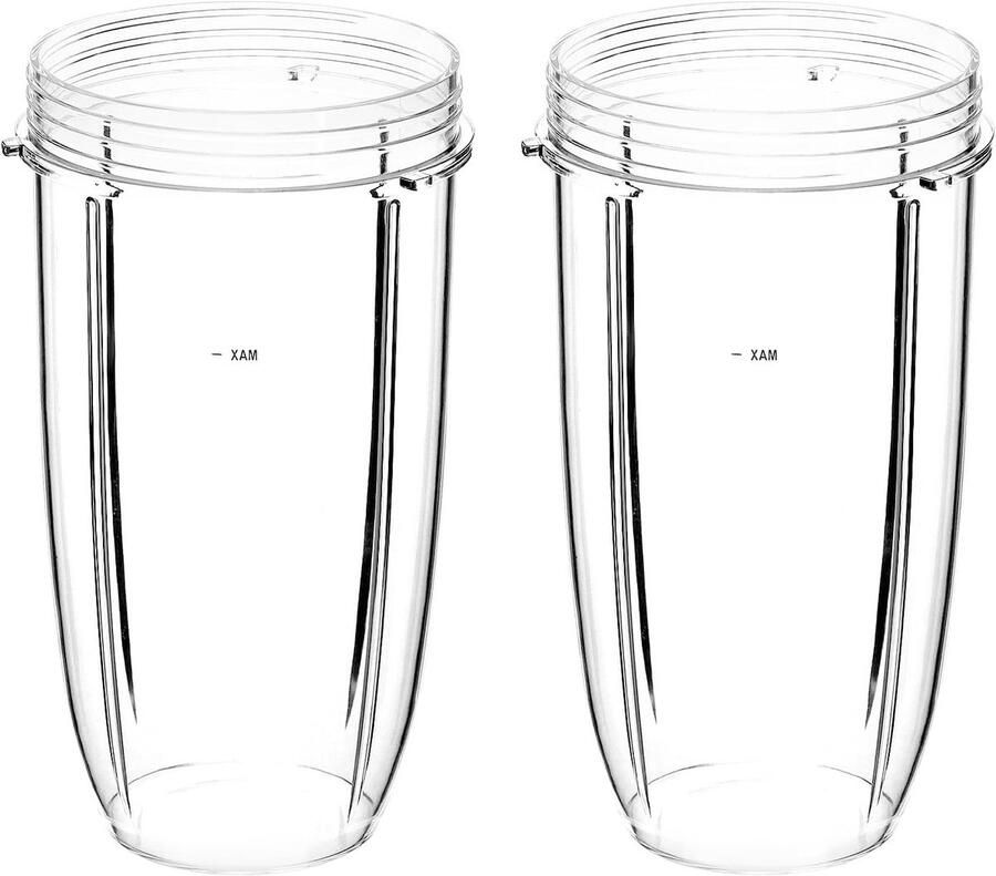 32OZ Vervangende Juicer Cup voor NutriBullet Blender Set van 2 Geschikt voor 900W en 600W Duurzaam en Handig