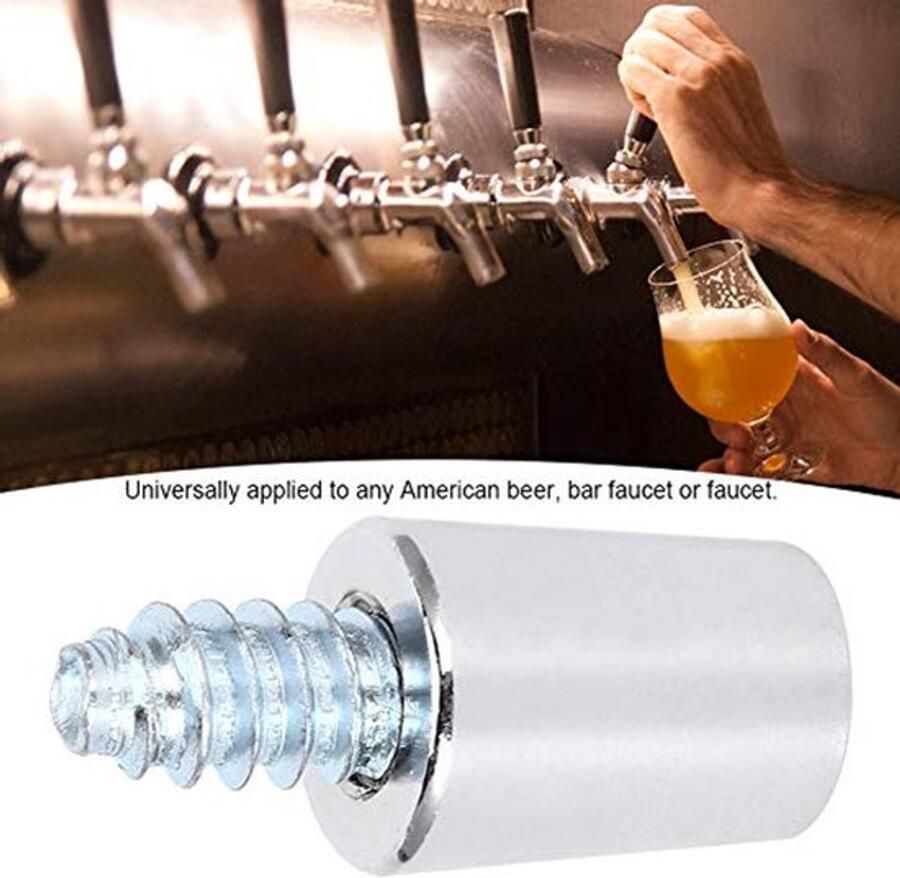 34 Roestvrijstalen Biertap Handvat Standaard Beentje Bout Set Bier Tap Beentje Thuis Brouwen Accessoires voor Thuis Keuken Party Bar Bierschachten en Torens