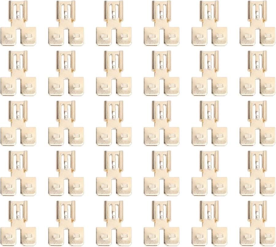 36 PCS Elektrische snelle splitsingsdraadaansluitingen piggyback schouderconnectoren dubbele schade connector en stoelterminal Quick Disconnect -adapter 12 Elke 1 4 2