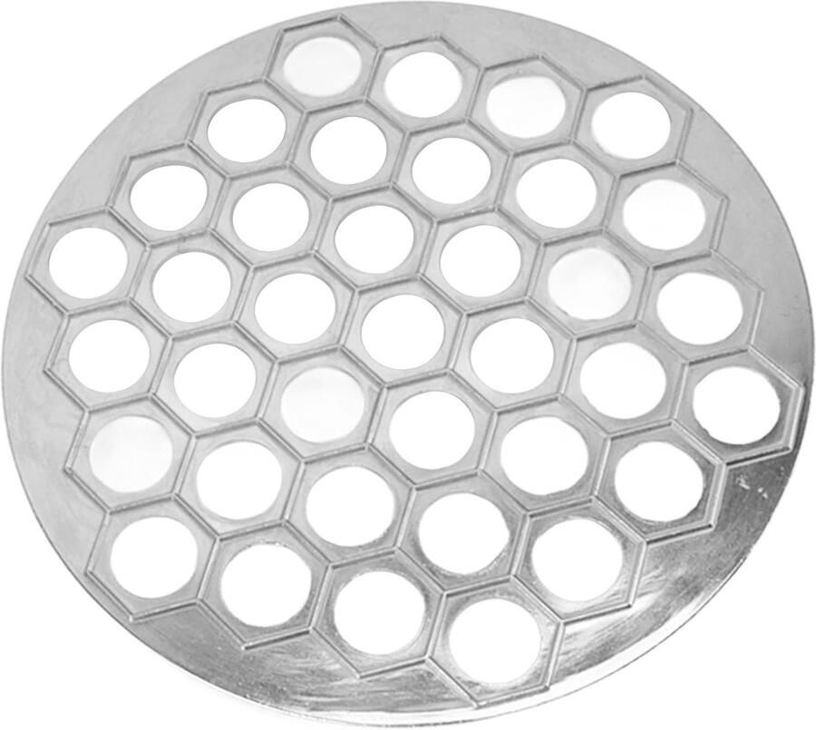 37 Holes Pelmeni Maker Pelmeni Form Dumpling Maker Ravioli Maker Aluminium Legering voor DIY Cook Family Celebrations Feesten en Picnic (SILVER)