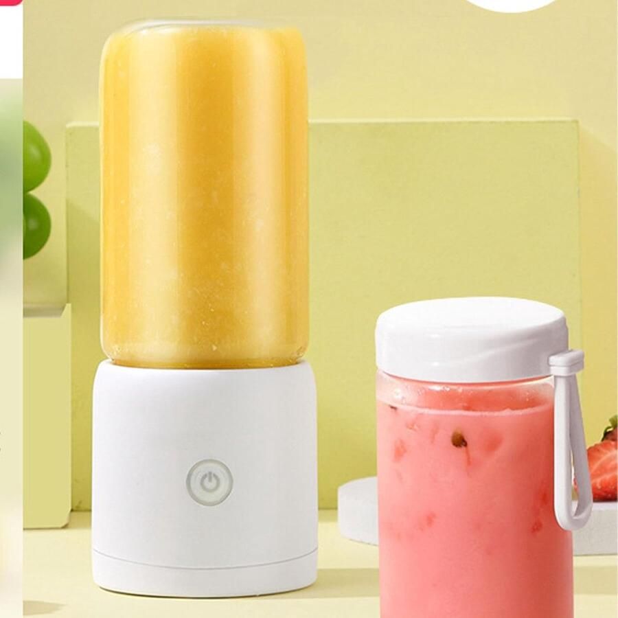 380 ml draagbare sapcentrifuge compacte USB oplaadbare mini-sapcentrifuge multifunctionele extractorpers afneembare elektrische sapcentrifuge voor babyvoeding smoothies eiwitshakes