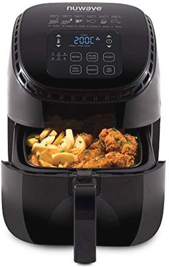 3L Heteluchtfriteuse voor Gezond Koken Digitale Besturing en Timer Familieformaat