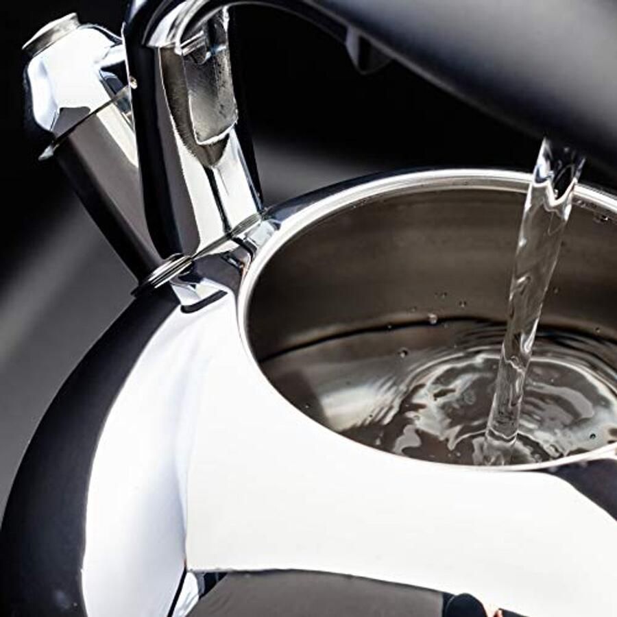 3L Kookplaatketel Hittebestendige Waterkoker voor Gas en Elektrische Kookplaten RVS Fluitketel met Drupvrije Tuit