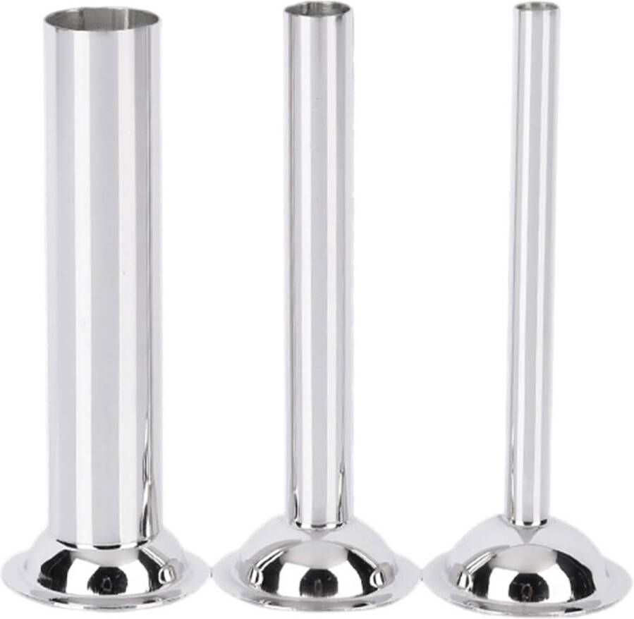 3pcs sausage hoppers voor sausages Ø 12mm 19mm 32mm roestvrijstalen worstvulbuizen voor handmatige of elektrische vleesmolen
