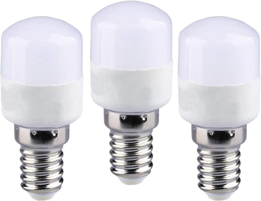 3x E14 LED Lamp Buisvormig T26 2W 180lm voor Afzuigkap Koelkast & Magnetron