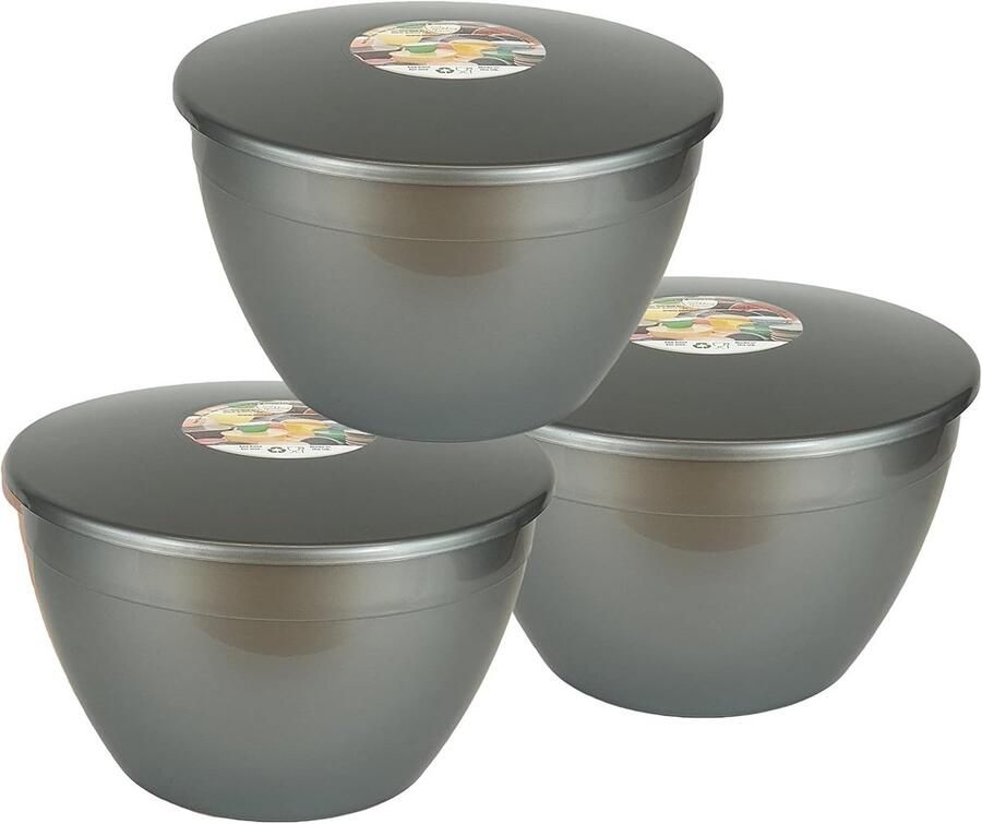 3x Puddingvormen met Deksel 1 7 Liter Foodsafe Plastic Stoomkokers voor Pudding