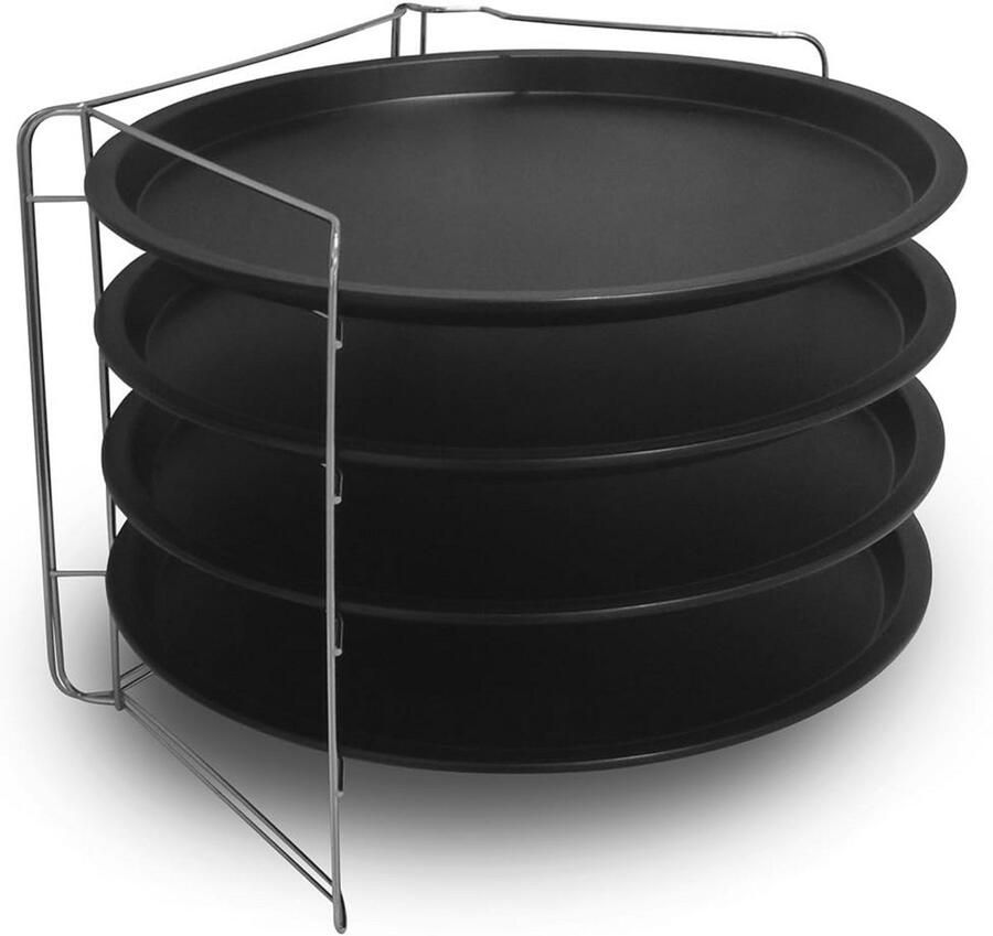 4-delige Pizza Bakset met 32 cm Tegami en Rooster