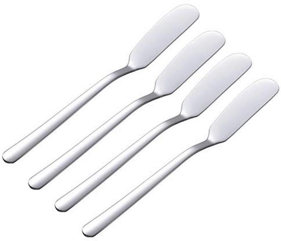 4-delige roestvrijstalen kaasstrooier en smeermes set