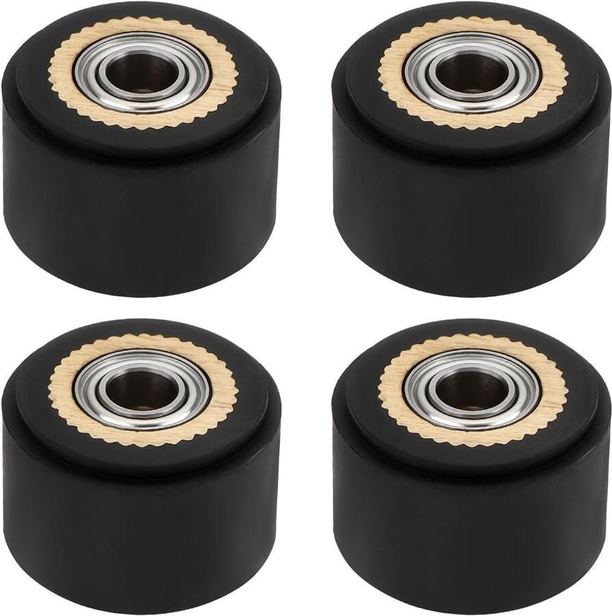 4-delige set met perswielen voor snijmachines geschikt voor rol- en GCC-modellen 4x11x16mm ideaal voor papierbewerking en knipwerk - Foto 1