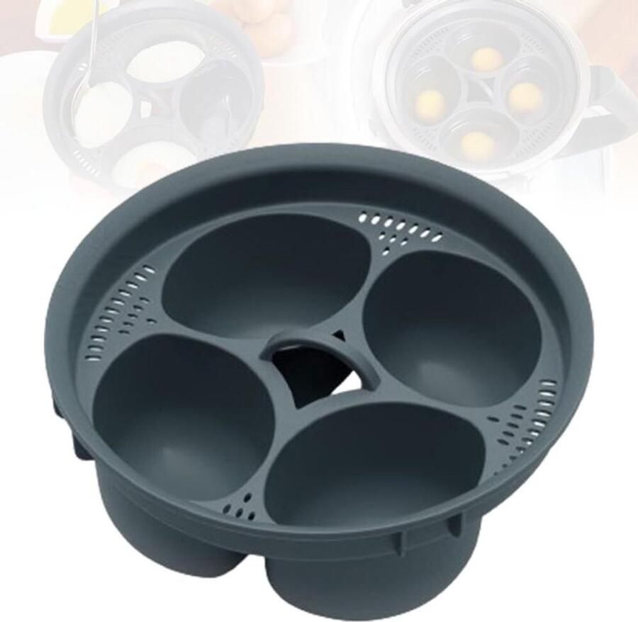 4-Egg Accessoires Keukenapparatuur Accessoires voor Geschikt voorThermomix TM6 eierkoker voor Geschikt voorThermomix TM5 4-eierenstoomboot voor Geschikt voorTM6 TM5