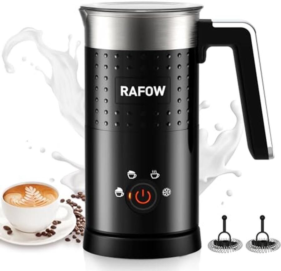 4-in-1 Automatische Melkopschuimer met Grote Capaciteit voor Latte en Cappuccino