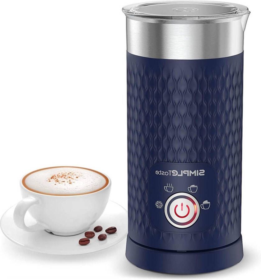 Elektrische Melkopschuimer – 120V 4-in-1 Voor Warm en Koud Melkschuim Melkopwarming Anti-kleeflaag Automatische Uitschakeling 300ML Capaciteit