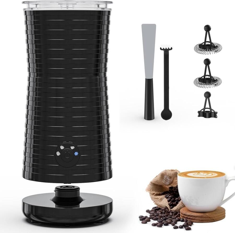 4 in 1 Elektrische Melkopschuimer Heet & Koud Schuim Melkwarmer 400W 240ml