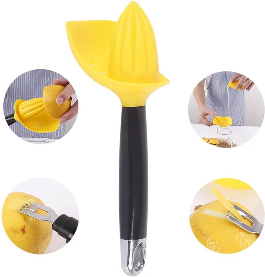 4 in 1 handmatige citruspers fruitpers citroenpers sinaasappelpers schilpers