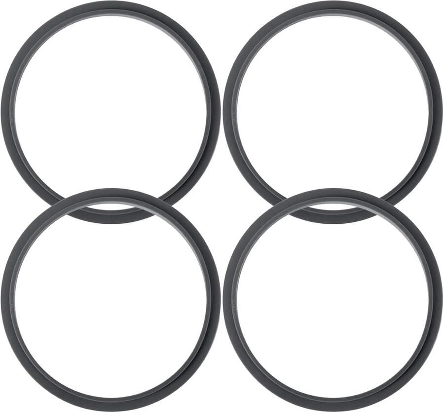 4 Pcs Sealing Ringen voor Blender Grijze Waterdichte Siliconen O Type Reserveonderdelen en Herbruikbare Accessoires voor Mixen