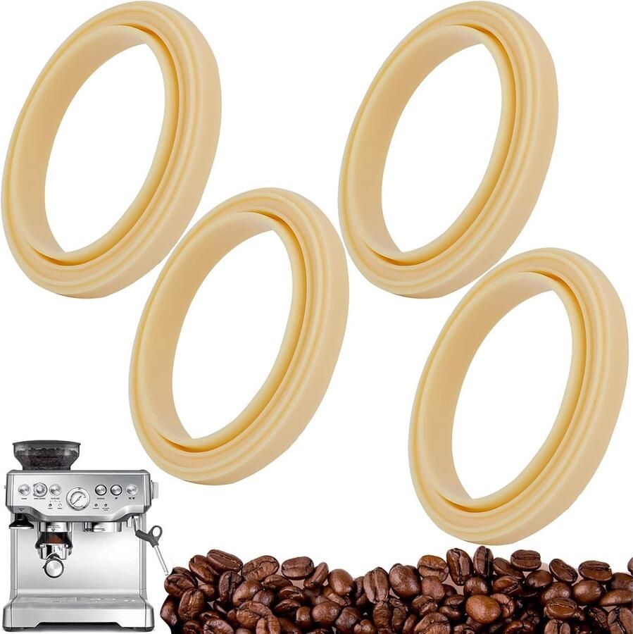 4 stuks afdichting voor koffiezetapparaat ring voor Sage The Barista Express BES875UK SES875BKS SES875BTR2GUK1 espressomachine 878 870 860 840 810 500 450 Sage 500 870 875 880 8111 0 878 0 ca