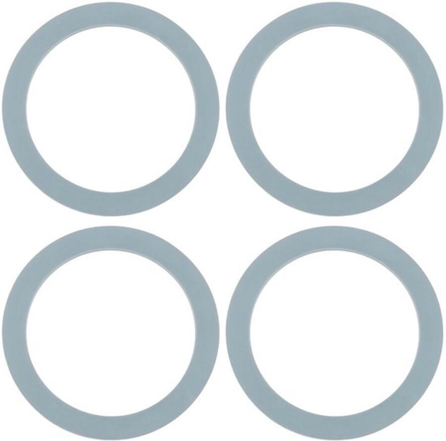 4 stuks blender O-ring afdichting compatibel met Oster Compatibel met Osterizer Blender Vervangende rubberen afdichting Platte rubberen O-ring afdichting 6 5 x 5 x 0 3 cm
