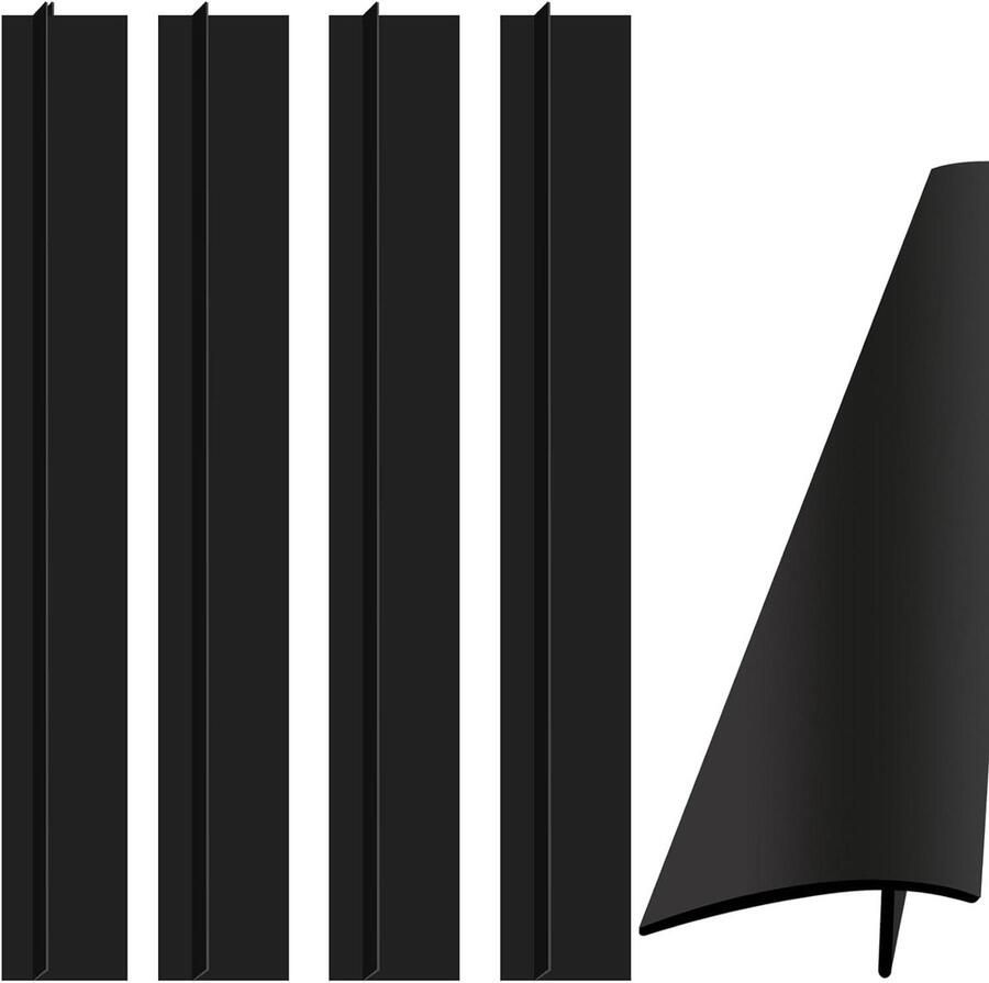 4 stuks fornuisaanrecht spleetafdekking 56 x 63 5 mm werkblad verbindingsrail spleetvuller tussen fornuis spleetvuller werkblad verbindingsstrip afdichtingen morsstrips voor kookplaat en aanrecht