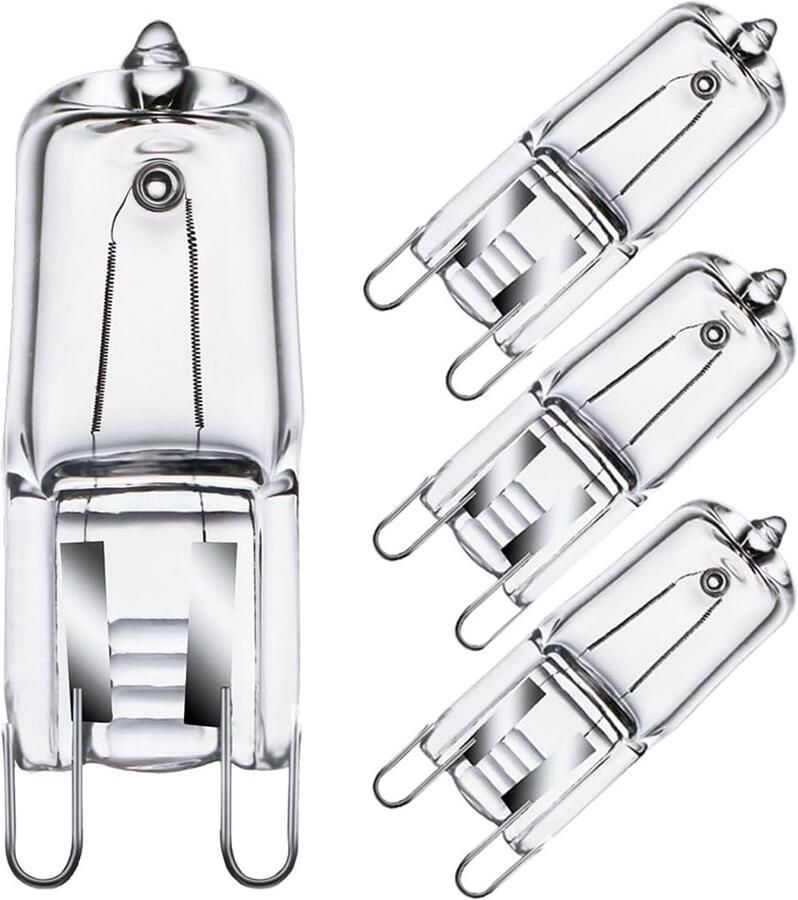 4 stuks G9 28W halogeenlampen voor oven en verlichting