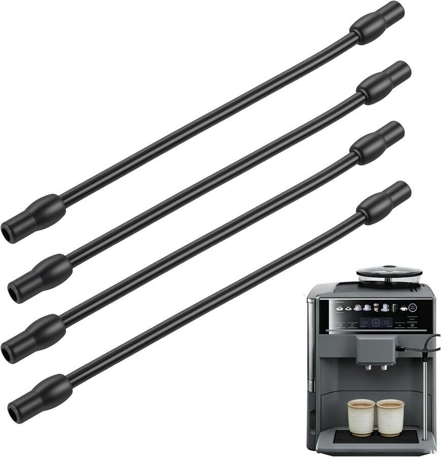4 stuks reserveslangen voor automatische koffiezetapparaat EQ6 compatibel met alle modellen eenvoudige installatie ShopVlot