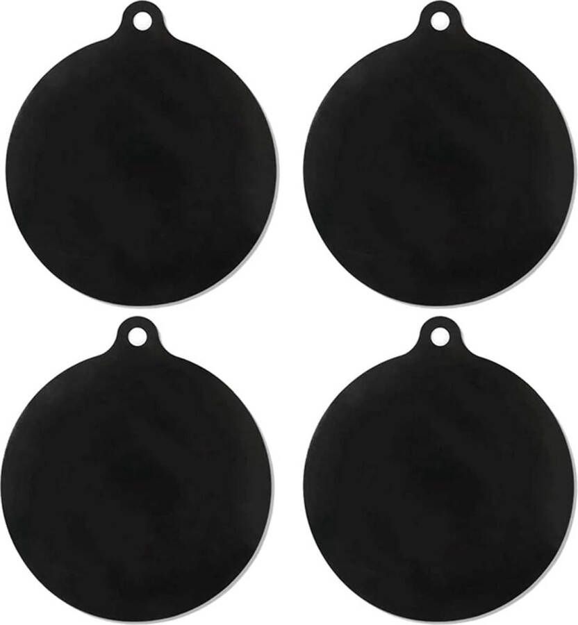 4 stuks ronde beschermingsmat voor inductiekookplaten siliconen antislip kookplaatbeschermingsmat warmte-geïsoleerde pad voor keukengerei
