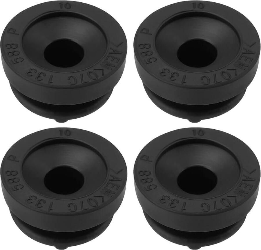 4 stuks rubberen luchtfilterbehuizing afdichtring reserveonderdeel 07C133588P compatibel met Audi A1 A3 A8 Q2 SEAT SKODA VW GOLF