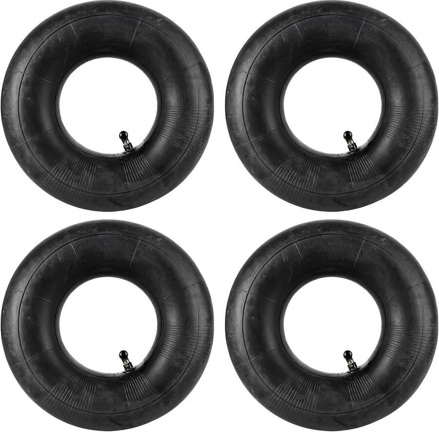 4 stuks slang voor kruiwagenwiel 3.00-4 hoekventiel kruiwagenslang 260 x 85 mm kruiwagenbanden slang binnenslang voor kruiwagenwiel voor banden grasmaaiers steekwagens bandslang