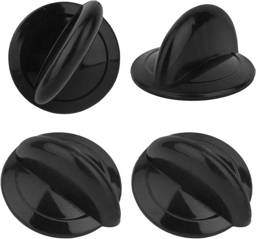 4 vervangende knoppen Geschikt voor Crockpot SCV700-CH-BR slowcooker inclusief de verstelbare temperatuurregelknop