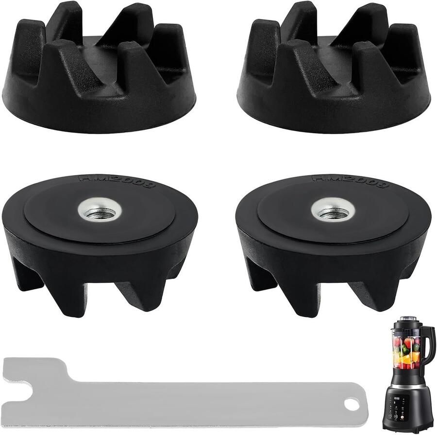 4 x Blender Coupler Vervangonderdelen Rubber Mixer Koppeling en Spindel Tool Geschikt voor Keukenmixers en Accessoires