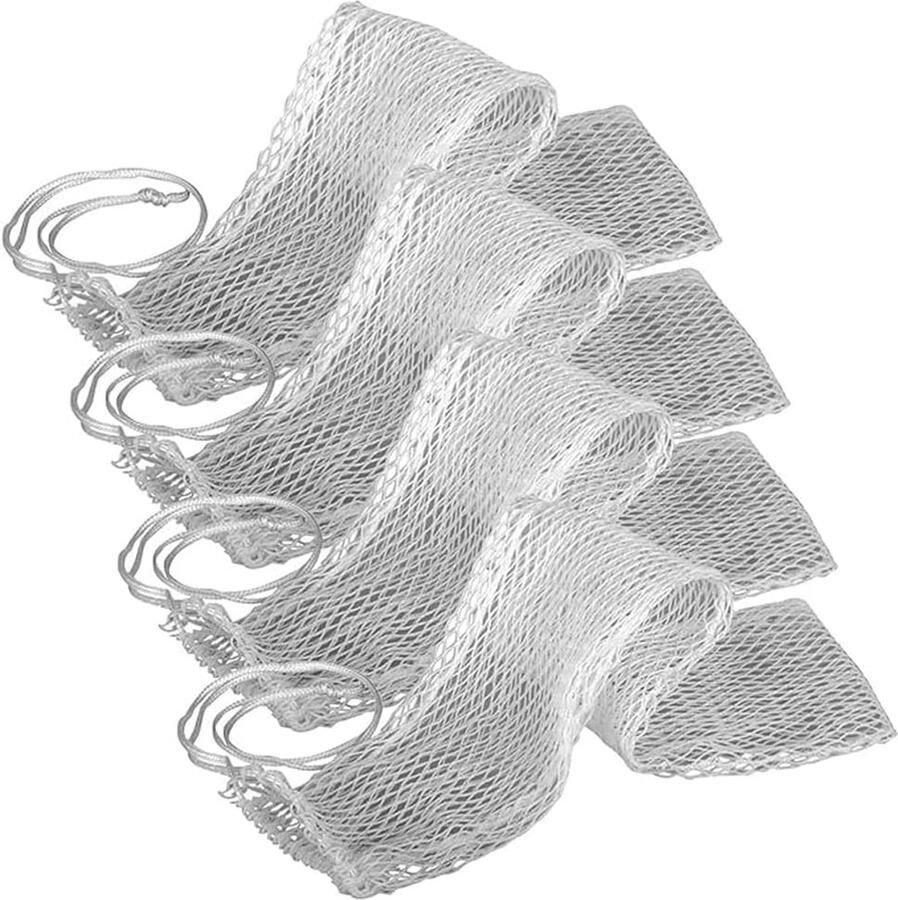 4 x kooknetten zakken voor peulvruchten van nylon 4 x kookmazen à 2 kg herbruikbaar zak voor het koken van peulvruchten kookzakken