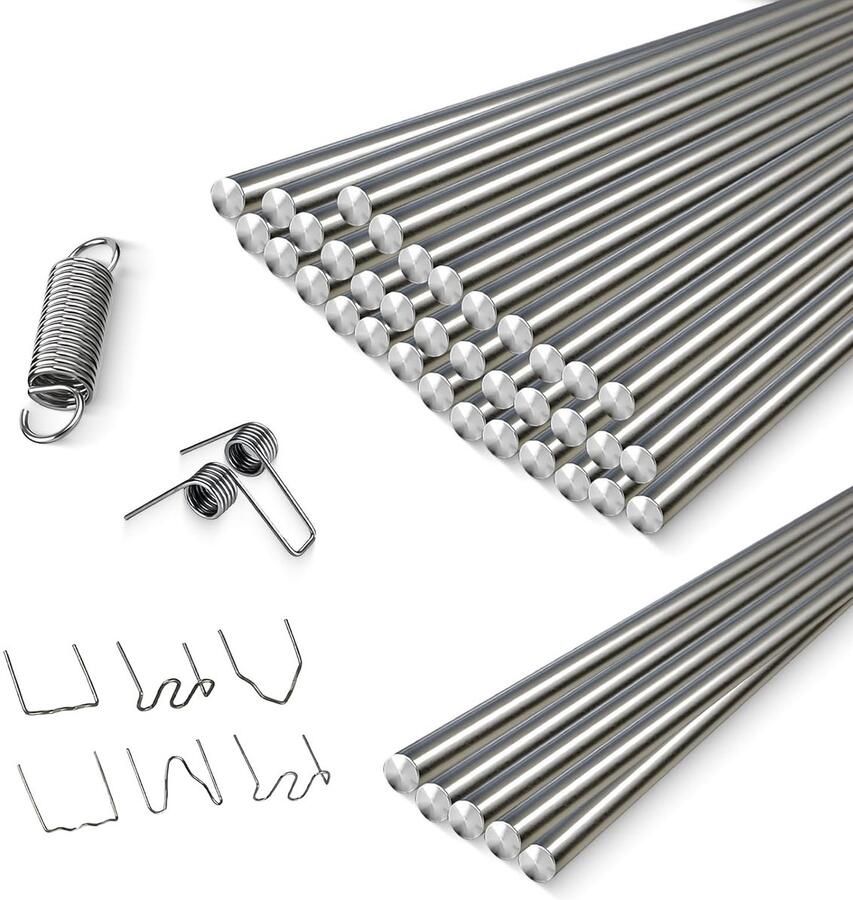 40 stuks verenstaaldraad 1 x 400 mm 304 roestvrij staal metalen staaf rechte harde draad ijzeren stang hard voor doe-het-zelf handwerk metalen staven voor knutselen doe-het-zelf RC-model