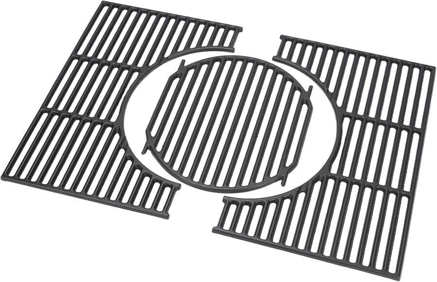 44 5 x 60 6 cm gietijzeren grillroosters voor Weber Spirit I & II 300 serie gasgrill (met voorste branderknoppen) grillrooster reserveonderdelen voor Spirit I & II E S-310 320 330