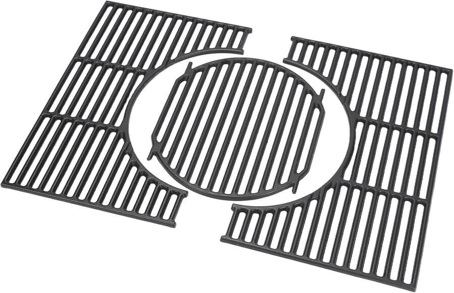 44 5 x 60 6 cm gietijzeren grillroosters voor Weber Spirit I & II 300 serie gasgrill (met voorste branderknoppen) grillrooster reserveonderdelen voor Spirit I & II E S-310 320 330