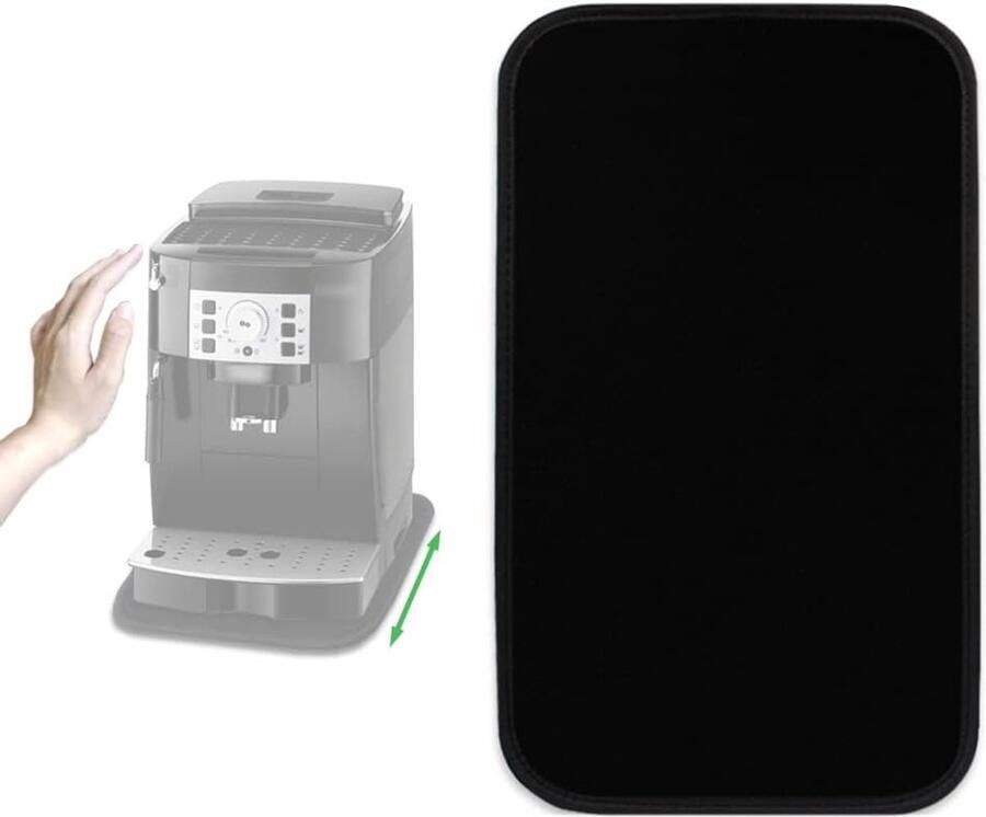 44 x 28 cm verschuifbare onderlegger voor koffiezetapparaat keukenmachine roerapparaten nylon glijplank mat geschikt voor De'Longhi Magnifica S ECAM 22.110.B S Smart ECAM 230.13.B Volautomatische