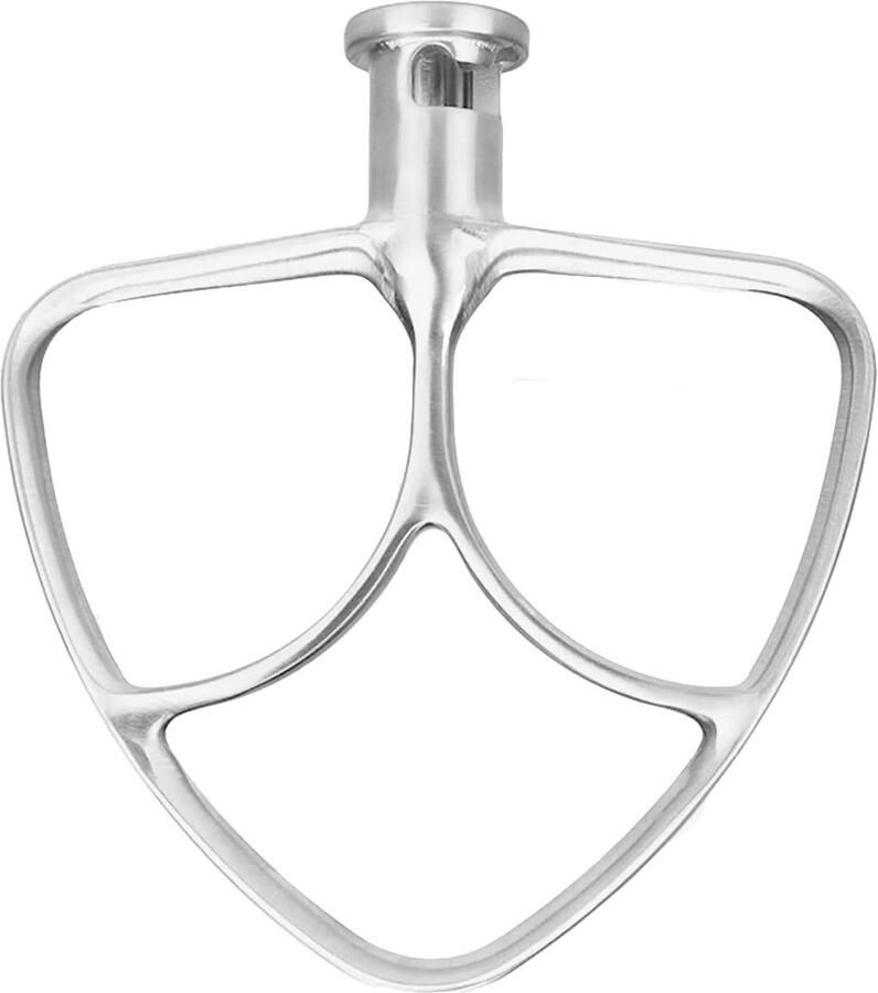 4.5-5QT Stainless Steel Flat Beater for Kitchen Aid Stand Mixer Kitchen Aid Paddle Attachment Accessories Replacement for K45SS KSM75 KSM90 KSM110 KSM125 KSM150