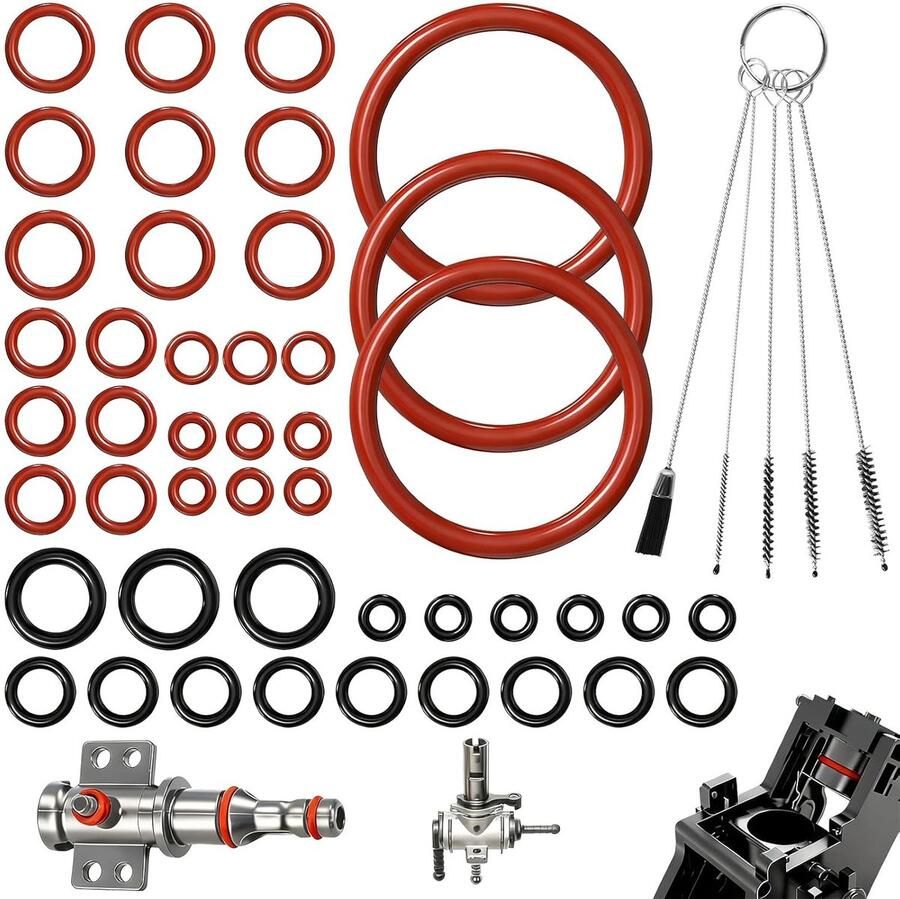 45 stuks volautomatische afdichtingen O-ringen en accessoires voor koffiemachines en ventielen