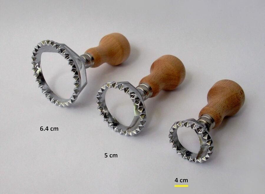 4cm Ronde Ravioli Pasta Deeg Stempel Cutter (4 cm Klein)