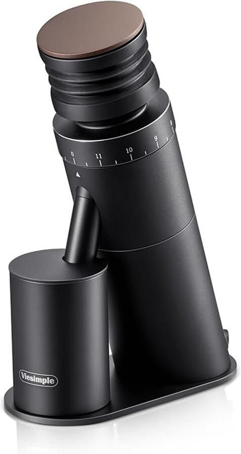 4e generatie elektrische koffiemolen met antistatisch ontwerp en instelbare maling voor moka espresso en Americano