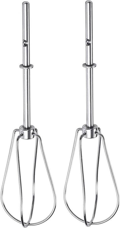 Mixer Accessoires Kloppers Set Bakken en Klussen Roestvrij Staal 2 Stuks Zilver