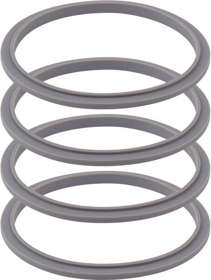 Set van 4 silicone blender O-ringen geschikt voor NutriBullet 600W en 900W duurzame vervangingsdelen voor een stevige en lekvrije pasvorm