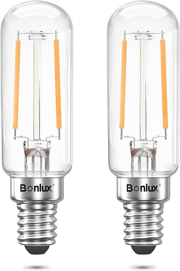 4W LED Afzuigkap Gloeilamp Vervanging voor 40W Warm Wit 2700K (2-Pack)