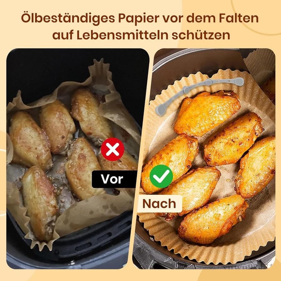 4x Magneten voor Airfryer Bakpapier Hittebestendige Siliconen Accessoires