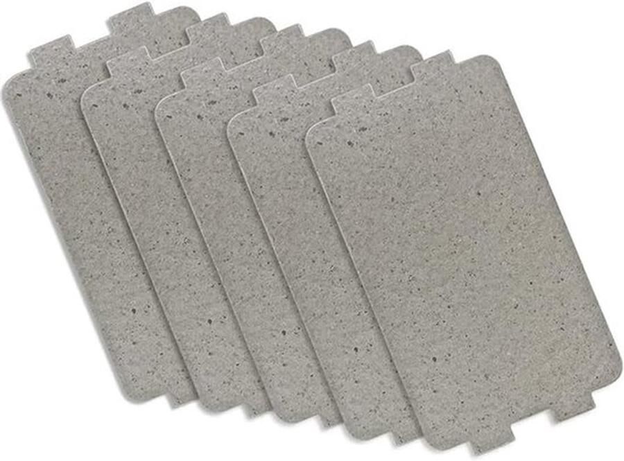 5-delige set accessoires voor magnetrons: golfgeleiderafdekking universele mica plaat reparatieonderdelen voor magnetrons geschikt voor keukens huizen kantoren en restaurants (5 7 cm x 12 cm)