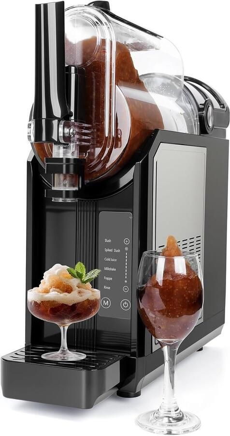 5-in-1 granita-machine voor thuis 3 0 l slushmachine met 5 programma s instelbare temperatuur automatische reiniging granita s ijscocktails milkshakes frappés ijskoude wijn klaar in 15 tot 40 minuten - Foto 2