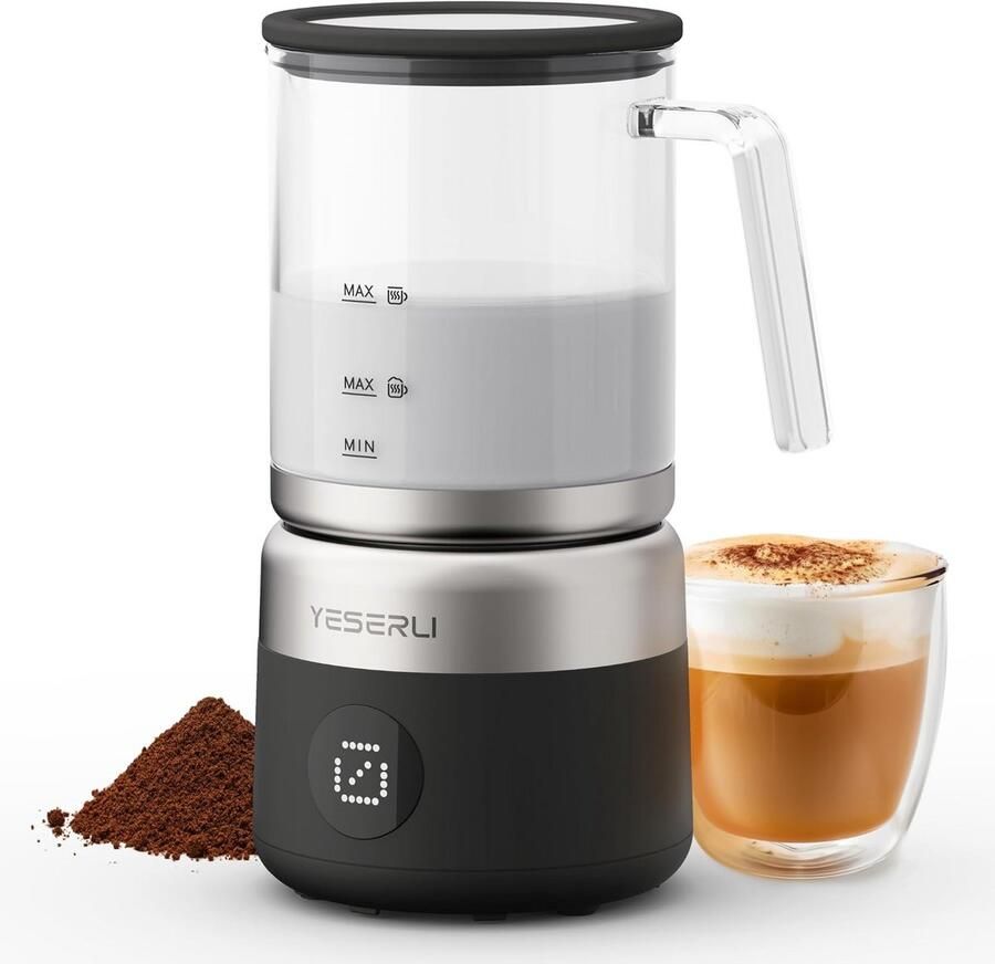 5-in-1 Melkopschuimer met Stoomfunctie Elektrische Milk Frother 600W