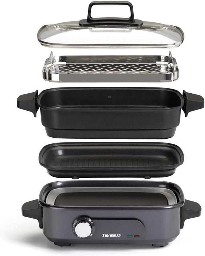 Multicooker 5-in-1 Keukenapparaat Veelzijdig Koken Energiebesparend 4.7 Liter Midnight Grey