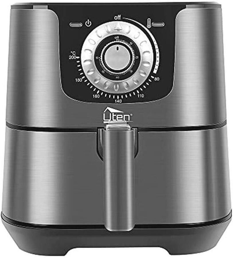 5 L Airfryer met Voorverwarmen en Warm Houden Vetarm Knapperig Koken voor 2-8 Personen